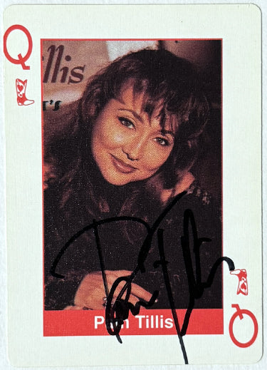 Pam Tillis Autographed Queen of Boots America Loves Country Playing Card- COA-Powers Sports Memorabilia