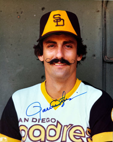 Rollie Fingers Autographed San Diego Padres MLB Licensed 8x10 Photo minor dings- COA (HOF)-Powers Sports Memorabilia