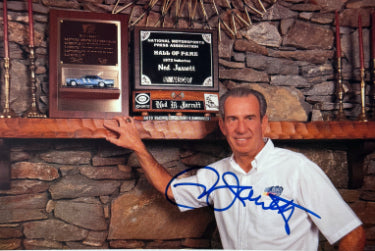 Ned Jarrett Autographed NASCAR Hall of Fame 5x7.5 Photo- Tuff Stuff COA-Powers Sports Memorabilia