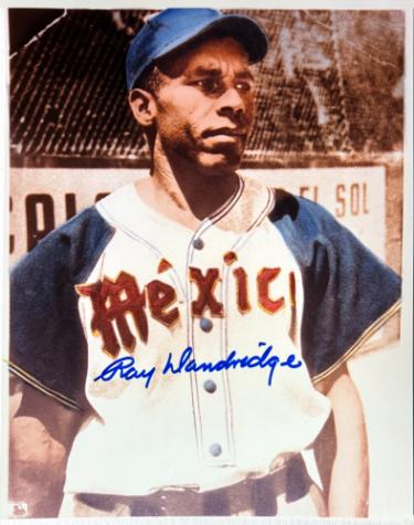 Ray Dandridge Autographed Mexico City Reds Negro League 8x10 Photo minor dings- COA (HOF)-Powers Sports Memorabilia