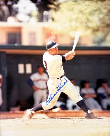 Harmon Killebrew Autographed Minnesota Twins 8x10 Photo minor dings- COA/Show Ticket/Photo-Powers Sports Memorabilia