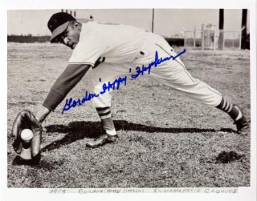 Gordon Hoppy Hopkins Autographed Indianapolis Clowns Negro League 8x10 Photo minor dings- Collector's Showcase COA-Powers Sports Memorabilia