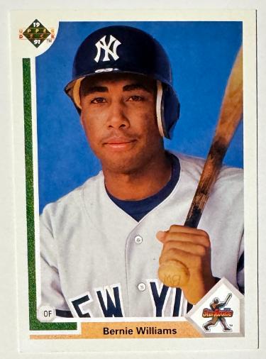 Bernie Williams 1991 Upper Deck Star Rookie Card (RC) #11- Lot of 10 (New York Yankees/4X WS Champ)-Powers Sports Memorabilia