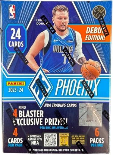2023-24 Panini Phoenix Debut NBA Basketball Blaster Box- 24 Cards/6PK/6CPP-Powers Sports Memorabilia