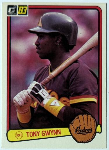 Tony Gwynn 1983 Donruss Rookie Card (RC) #598 (San Diego Padres/HOF) - CTBL_043754-Powers Sports Memorabilia