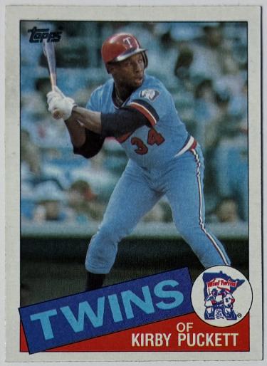 Kirby Puckett 1985 Topps Rookie Card (RC) #536 (Minnesota Twins/HOF)-Powers Sports Memorabilia