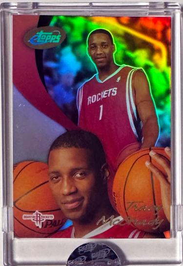 Tracy McGrady 2004 eTopps Refractor Uncirculated Card #31- /1000 (Houston Rockets)-Powers Sports Memorabilia