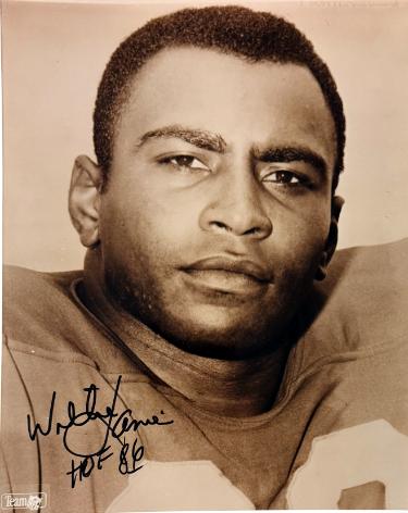 Willie Lanier Autographed Kansas City Chiefs NFL Licensed 8x10 Photo HOF 86 minor dings- COA-Powers Sports Memorabilia