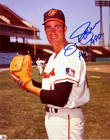 Jim Palmer Autographed Baltimore Orioles MLB Licensed 8x10 Photo HOF 1990 minor dings- COA-Powers Sports Memorabilia