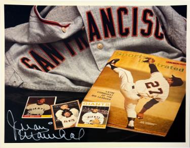 Juan Marichal Autographed San Francisco Giants Collage 8x10 Photo minor dings- Tuff Stuff COA/HOF-Powers Sports Memorabilia