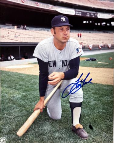 Tom Tresh Autographed New York Yankees MLB Licensed 8x10 Photo minor dings- COA (62 AL ROY)-Powers Sports Memorabilia