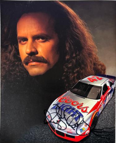 Kyle Petty Autographed NASCAR Racing Coors Light 8x10 Photo- COA-Powers Sports Memorabilia