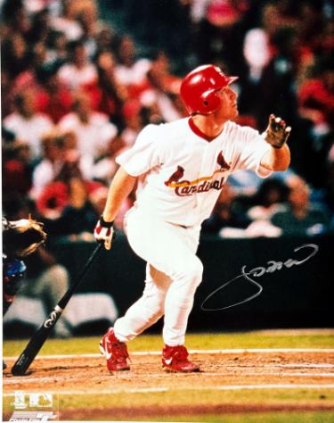 JD (J.D.) Drew Autographed St. Louis Cardinals MLB 8x10 Photo minor dings- COA/Ticket-Powers Sports Memorabilia