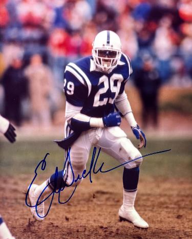 Eric Dickerson Autographed Indianapolis Colts 8x10 Photo minor dings- NFL Alumni LOA (HOF) - CTBL_043881-Powers Sports Memorabilia