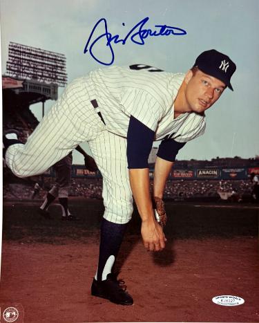 Jim Bouton Autographed New York Yankees MLB 8x10 Photo minor dings- Sports World COA-Powers Sports Memorabilia