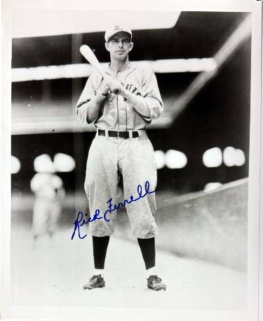 Rick Ferrell Autographed St. Louis Browns 8x10 Photo dings- COA (HOF/8X AS)-Powers Sports Memorabilia