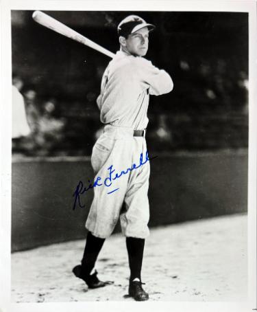 Rick Ferrell Autographed Washington Senators 8x10 Photo dings- COA (HOF/8X AS)-Powers Sports Memorabilia