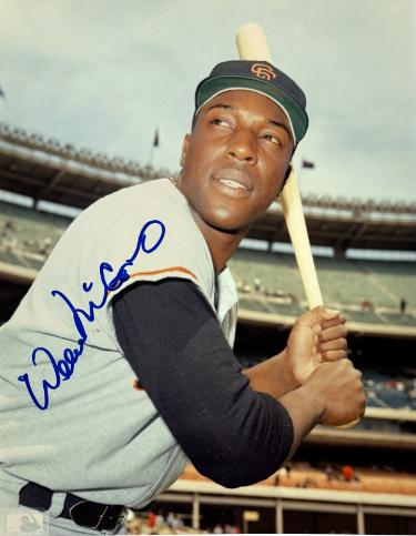 Willie McCovey Autographed San Francisco Giants MLB 8x10 Photo minor dings- COA (HOF)-Powers Sports Memorabilia