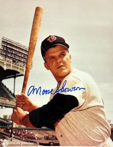 Bill "Moose" Skowron Autographed Washington Senators MLB 8x10 Photo minor dings- COA-Powers Sports Memorabilia