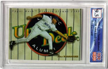 Alex Rodriguez 1994 Upper Deck Classic Alumni Rookie Card #298- GCG Graded 9.5 Mint+ (Seattle Mariners)-Powers Sports Memorabilia