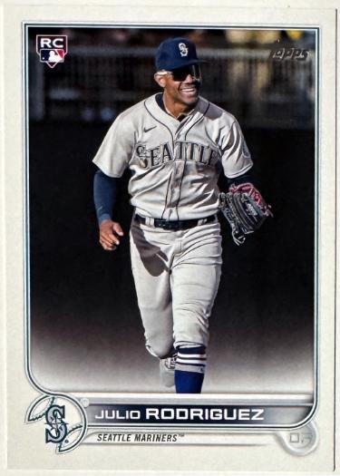 Julio Rodriguez 2022 Topps Rookie Set Variation Card (RC) #659 (Seattle Mariners)-Powers Sports Memorabilia