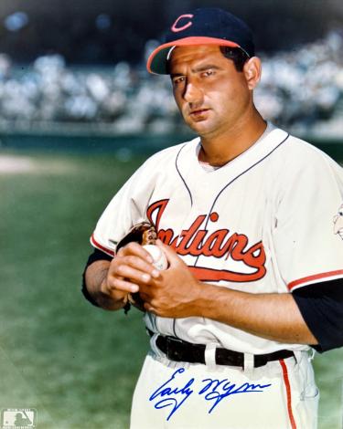 Early Wynn Autographed Cleveland MLB Licensed 8x10 Photo minor dings- COA (HOF/CY/9XAS)-Powers Sports Memorabilia