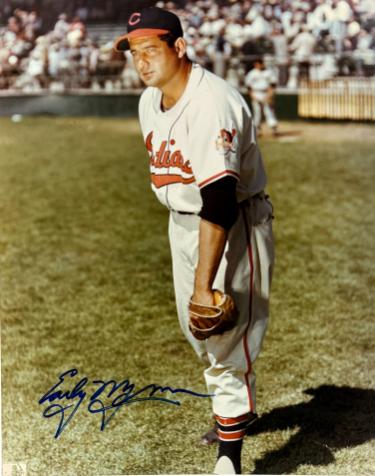 Early Wynn Autographed Cleveland MLB Licensed 8x10 Photo minor dings- COA (HOF/CY/9XAS) - CTBL_044033-Powers Sports Memorabilia