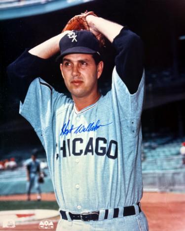 Hoyt Wilhelm Autographed Chicago White Sox MLB Licensed 8x10 Photo minor dings- COA/Ticket (HOF)-Powers Sports Memorabilia