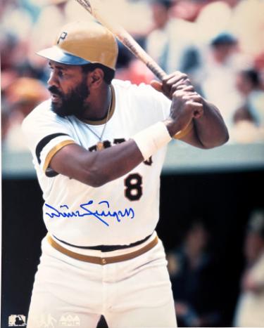 Willie Stargell Autographed Pittsburgh Pirates MLB Licensed 8x10 Photo minor dings- COA (HOF) - CTBL_044041-Powers Sports Memorabilia