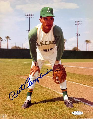 Bert Campaneris Autographed Kansas City A's MLB 8x10 Photo - Sports World Collectibles COA-Powers Sports Memorabilia