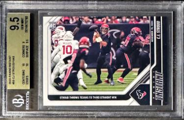 CJ/C.J. Stroud 2023 Panini Instant Rookie Card (RC) #55- Beckett/BGS Graded 9.5 Gem Mint (Sub Grades/Ohio State/Texans) - CTBL_044072-Powers Sports Memorabilia