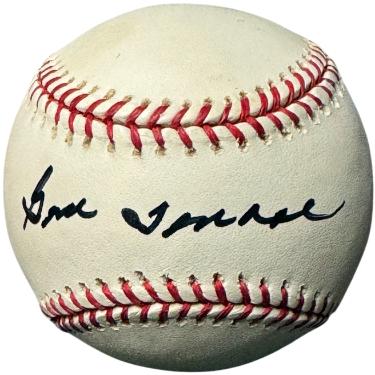 Gene Tenace Autographed Official Rawlings Major League Baseball minor spot- COA (6X WS Champ/72 WS MVP/Oakland A's)-Powers Sports Memorabilia