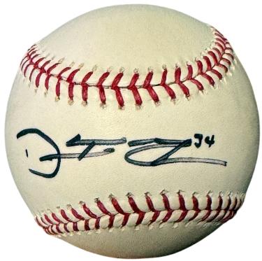 Daniel McCutchen Autographed Official Rawlings Major League Baseball #34- COA (Pirates)-Powers Sports Memorabilia