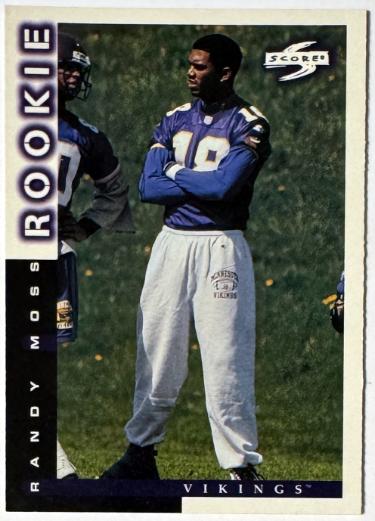 Randy Moss 1998 Score Rookie Card (RC) #235 (Minnesota Vikings/Marshall/6X Pro Bowl)-Powers Sports Memorabilia