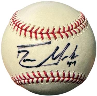 Evan Meek Autographed Official Rawlings Major League Baseball- COA (Pittsburgh Pirates)-Powers Sports Memorabilia