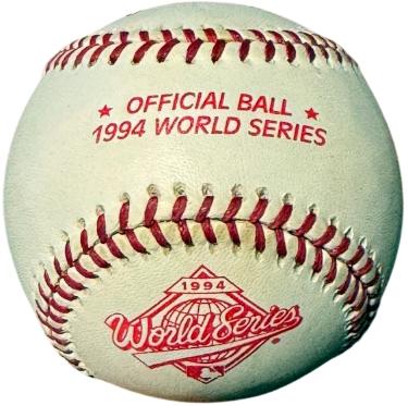 1994 World Series Logo Strike Cancelled Rawlings Official Major League Baseball-Powers Sports Memorabilia