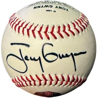 Tony Gwynn Autographed Fotoball USA MLB Baseball- /1000- Fotoball USA COA (San Diego Padres/HOF)-Powers Sports Memorabilia