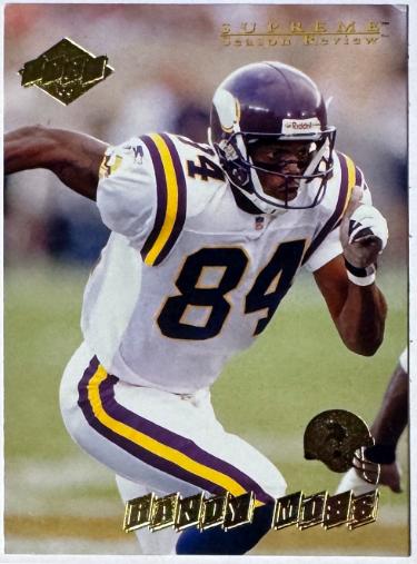 Randy Moss 1998 Collector's Edge Supreme Season Review Rookie Card (RC) #101A (Minnesota Vikings)-Powers Sports Memorabilia