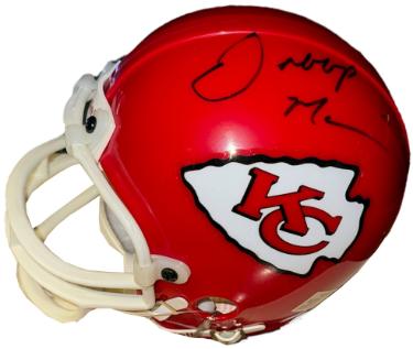 Marvin Snoop Minnis Autographed Kansas City Chiefs Riddell NFL Mini Helmet- Playoff Hologram-Powers Sports Memorabilia