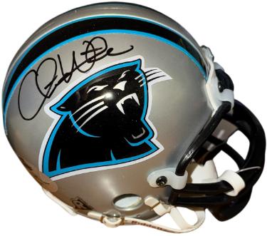 Chris Weinke Autographed Carolina Panthers Riddell NFL Mini Helmet- Playoff Absolute Holo/COA (Heisman)-Powers Sports Memorabilia