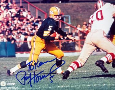 Paul Hornung Autographed Green Bay Packers NFL 8X10 Photo #5 To Kevin- COA-Powers Sports Memorabilia