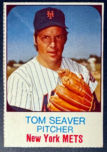 Tom Seaver 1975 Hostess Hand Cut Card #75 (New York Mets/HOF)-Powers Sports Memorabilia