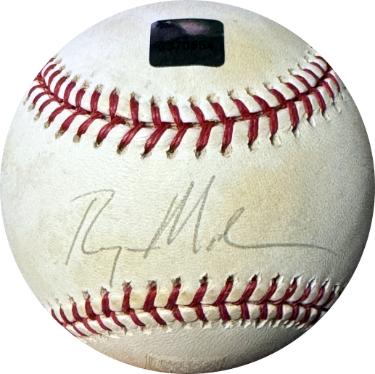 Ryan Madson Autographed Rawlings Official Major League Baseball light sig- Topps Hologram (2X WS Champ)-Powers Sports Memorabilia