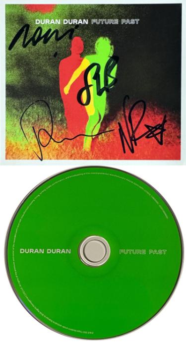 Duran Duran Autographed 2021 Future Past Art Card/CD- 4-sigs- COA (Taylor/Le Bon/Rhodes/Taylor) - CTBL_044408-Powers Sports Memorabilia