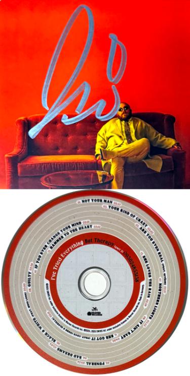 Teddy Swims Autographed 2025 I've Tried Everything but Therapy (Part 2) Art Card Insert/CD/Case- COA - CTBL_044416-Powers Sports Memorabilia
