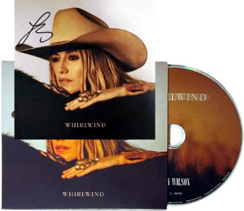 Lainey Wilson Autographed 2024 Whirlwind 4.75"x4.75" Art Card, CD/Booklet/Cover- COA- NEW (Country Music/CM/Broken Bow Records)