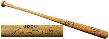 Johnny Unitas Autographed Adirondack Personal Model 302 Natural Bat- VERY RARE BAT SIG- Beckett Review (Baltimore Colts/HOF)-Powers Sports Memorabilia