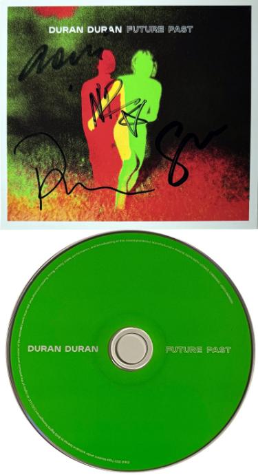Duran Duran Autographed 2021 Future Past Art Card/CD- 4-sigs- COA (Taylor/Le Bon/Rhodes/Taylor)