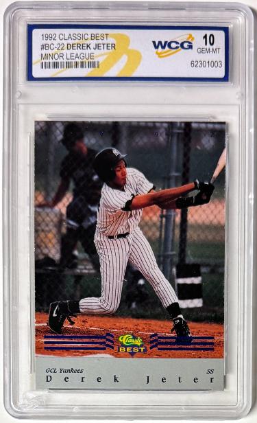 Derek Jeter 1992 Classic Best Minor League Rookie Card #BC-22- WCG 10 Gem Mint (New York Yankees/HOF)-Powers Sports Memorabilia