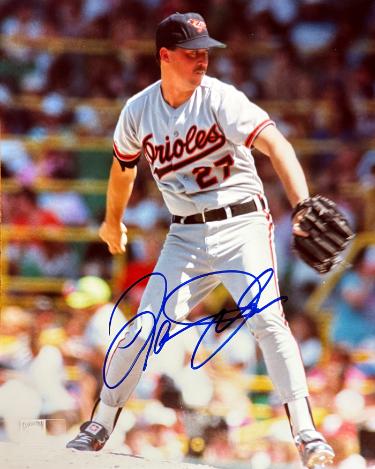 Dave Johnson Autographed Baltimore Orioles MLB 8x10 Photo minor dings- COA/Show Ticket-Powers Sports Memorabilia